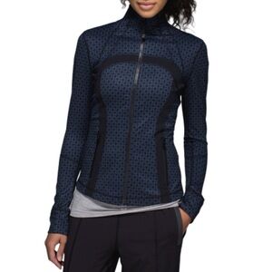 Lululemon Define Jacket Tri Geo Printed Inkwell Black